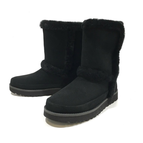 UGG Classic Black Mini Fluff Spill Seam Boot (9) S/N 1112500 🌴 - Picture 10 of 13